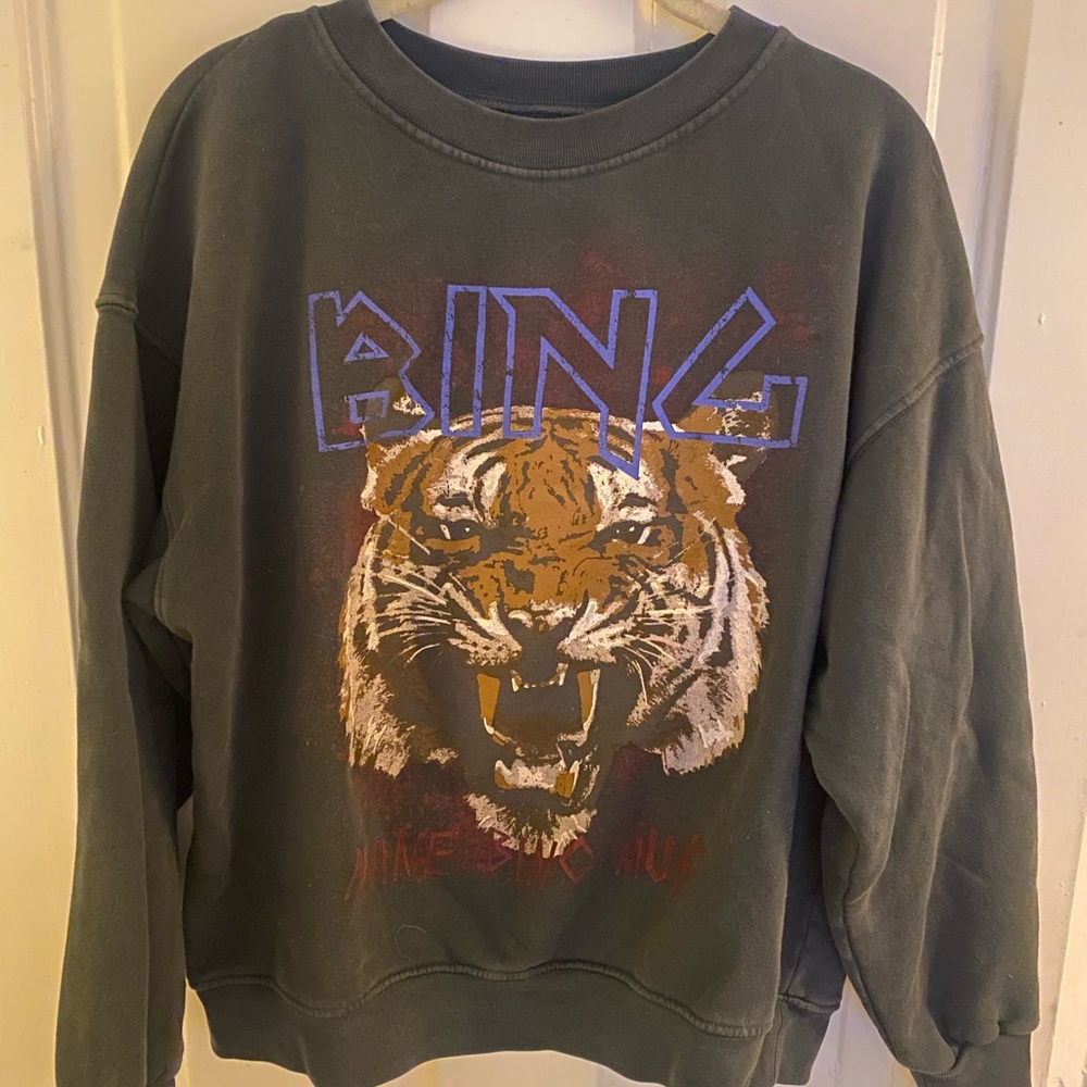 Anine Bing Tiger Sweatshirt Size M